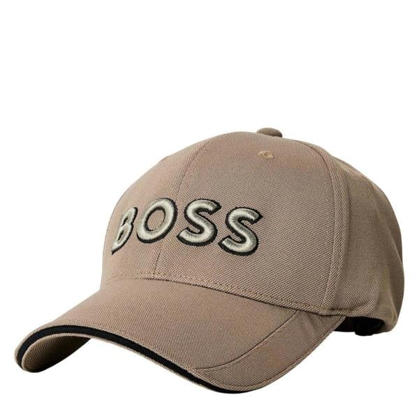Boss Mens Embroidered Logo Baseball Cap - Brown - 