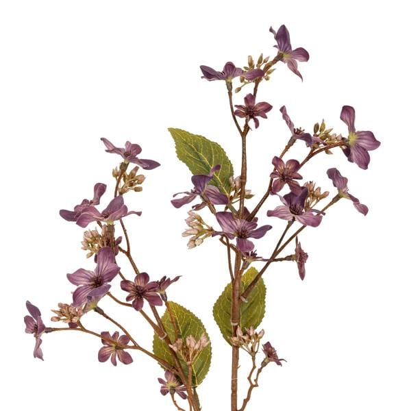 Hill Interiors Vernicia Fordii Artificial Flower Spray - Purple - 