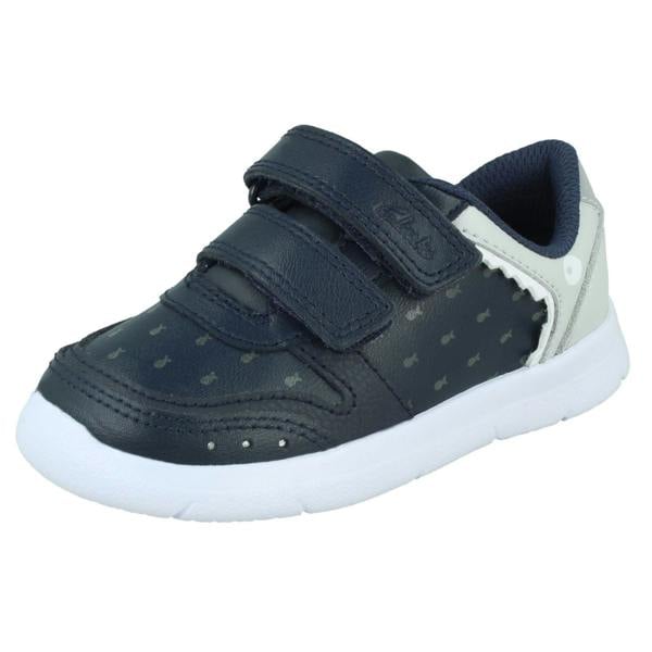 Clarks Boys Clarks Shark Detail Trainers Ath Scale