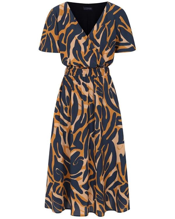 HotSquash Chiffon Midi Dress