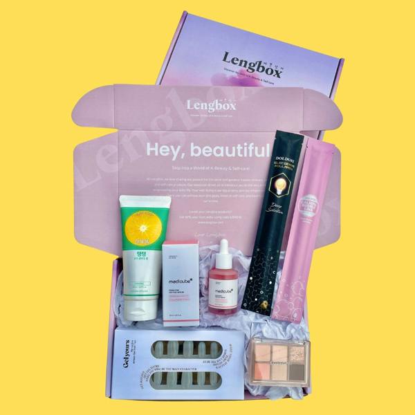 January Lengbox K-beauty korean skincare Gift subscription set