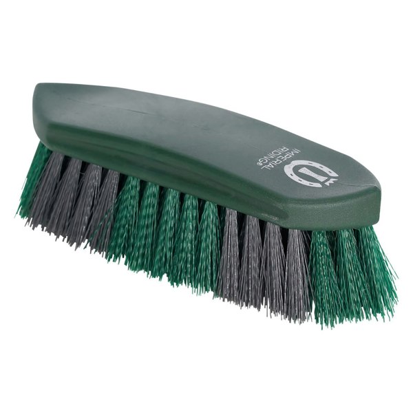 Imperial Riding Two Tone Horse Dandy Brush - Forest Green