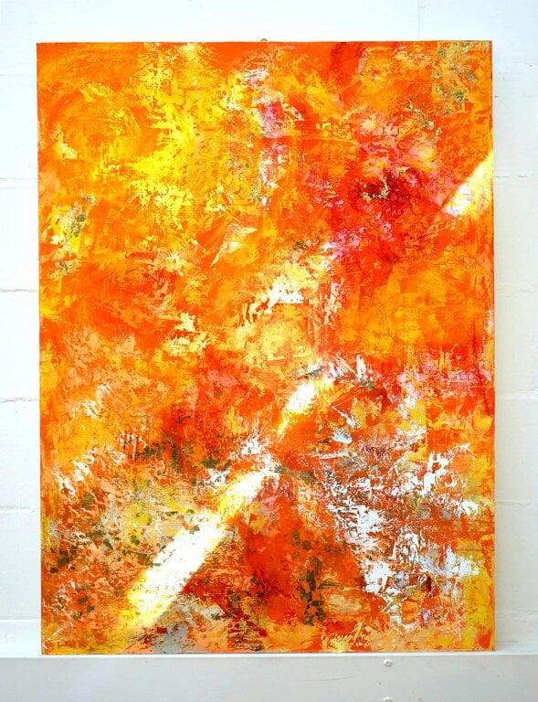 Kati Kaia Aurelia Orange Travel Yoga Mat