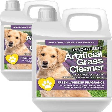 ProKleen Pro-Kleen Artificial Grass Cleaner for Dogs and Pet Friendly Cruelty Free Disinfectant with Deodoriser 4 in 1. Lavender 2L