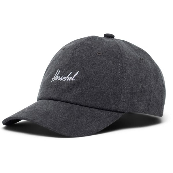 Herschel Bags Sylas Stonewash Cotton Unisex Adults's Black Baseball Caps