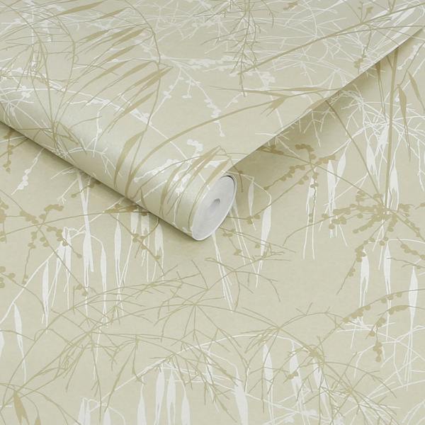 Clarissa Hulse Meadow Grass Pearl Wallpaper