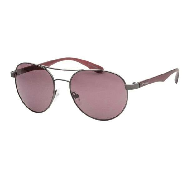 Calvin Klein Womens/Ladies Matte Pilot Sunglasses - Pink/Gunmetal Grey - 