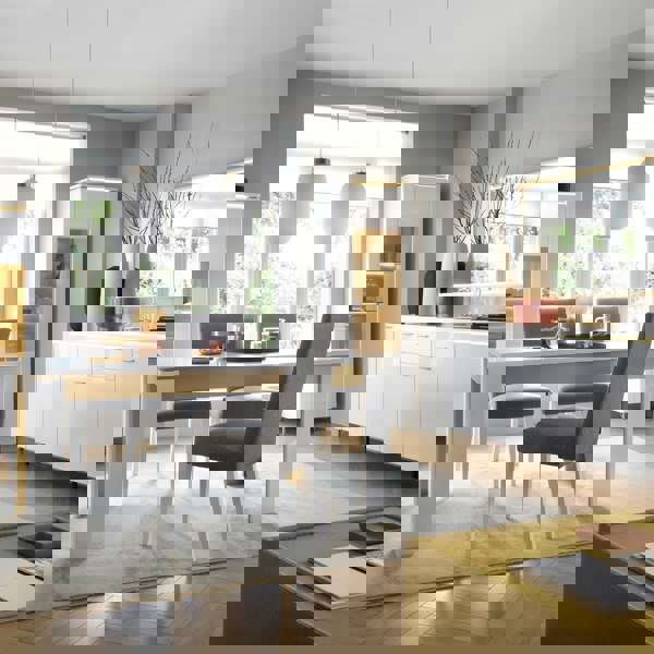 Furniture To Go Lazio Vitrin 1 Door in Alpine White/White Gloss