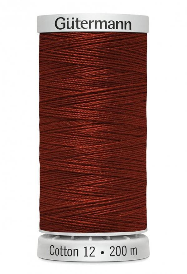Gutermann No 12 Sulky Cotton Embroidery Thread 200m Cotton Thread Suitable For Embroidery