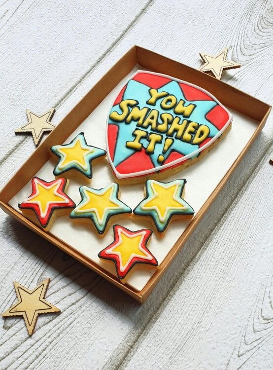 The Cookie Collaboration You Smashed it!- Shield award cookie LETTERBOX Gift