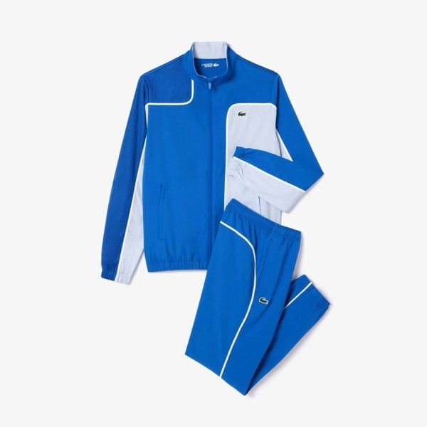 Lacoste Mens Colour Block Tennis Tracksuit - Blue