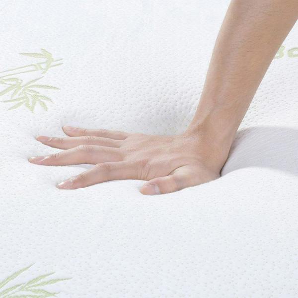 Ezysleep Super Soft Bamboo Bounce Back Foam Mattress Topper - 10cm