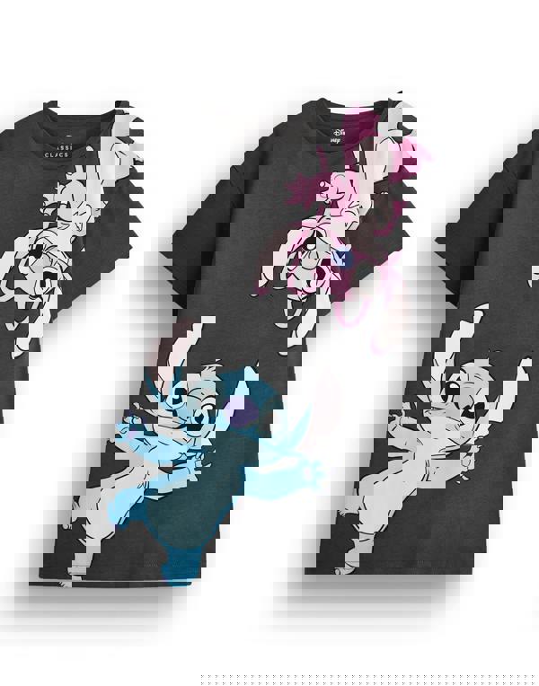 Disney Girls Multicoloured Stitch Character T-Shirt and Shorts Set