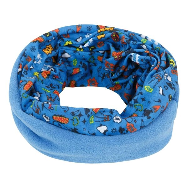 Trespass Childrens/Kids Callaghan Neckwarmer - Cosmic Blue Print