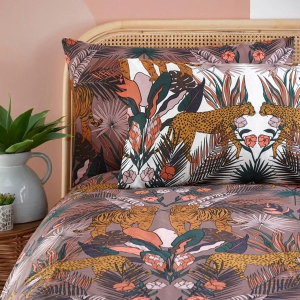 Furn Kaihalulu Reversible Jungle Duvet Cover Set - Cocoaberry