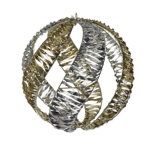 Silver Gilt Helix Bauble 40cm LV