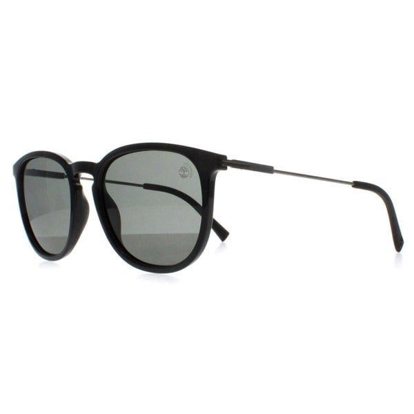Timberland Sunglasses TB9291-H 01R Shiny Black Green Polarised