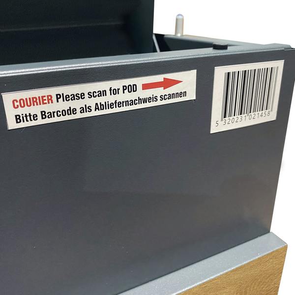 Phoenix Safe Phoenix Top Loading Smart Parcel Box PB1331AWK with Key Lock