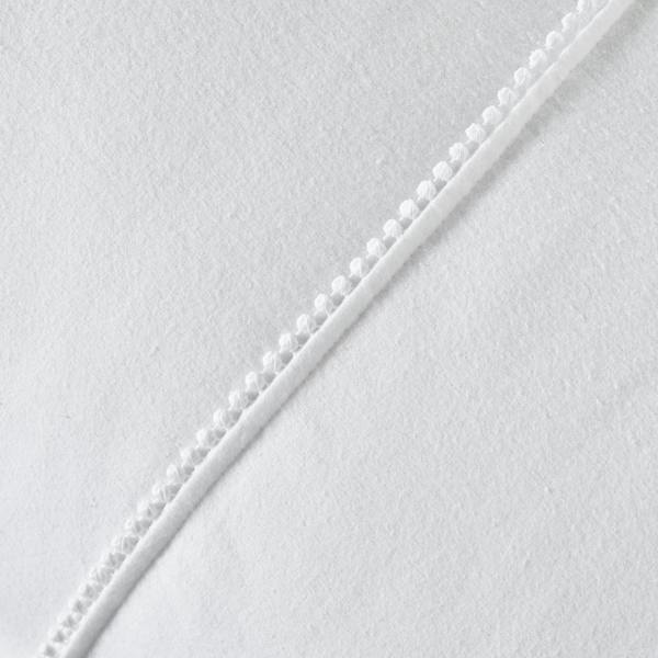Catherine Lansfield Brushed Cotton Pom Pom Duvet Cover Set White