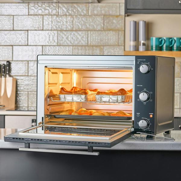 Cooks Professional 48L Mini Oven | Black / Silver