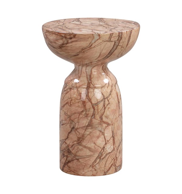 Furniture Edit Rue Sunset Marble Side Table