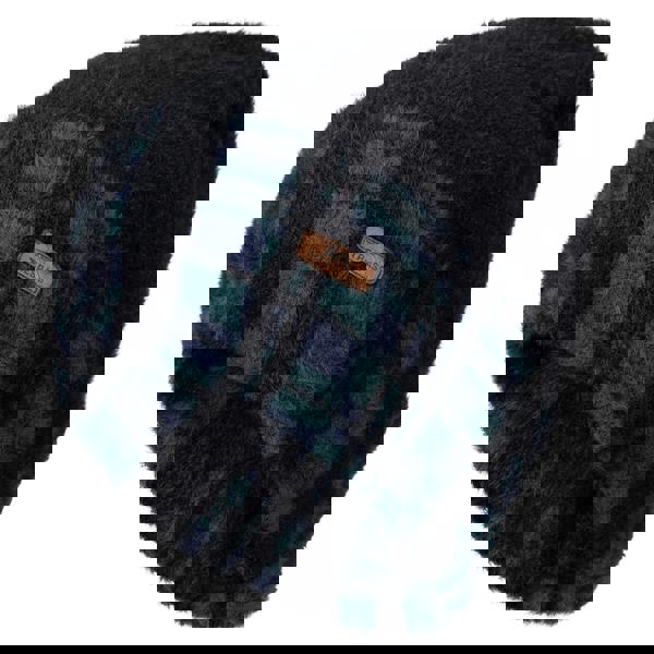 Trespass Mens Atlas Tartan Reversible Beanie - Black - 