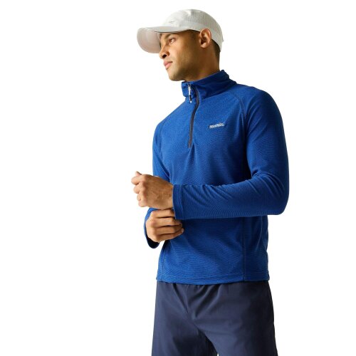 Regatta Great Outdoors Mens Montes Funnel Neck Fleece Jumper - Olympian Blue