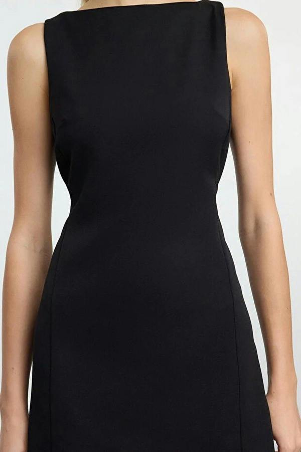 WOVCOR A-Line Mini Woven Dress