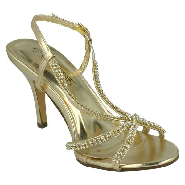 Anne Michelle Ladies Anne Michelle Heeled Sandals