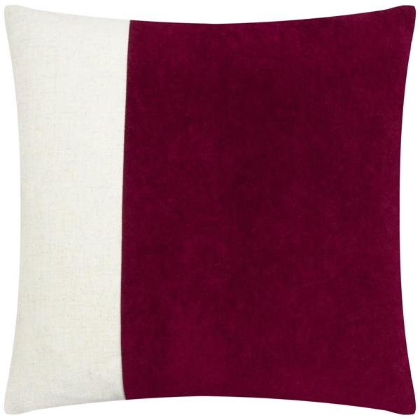 Furn Coba Washed Velvet Cushion Cover - Cherry - 