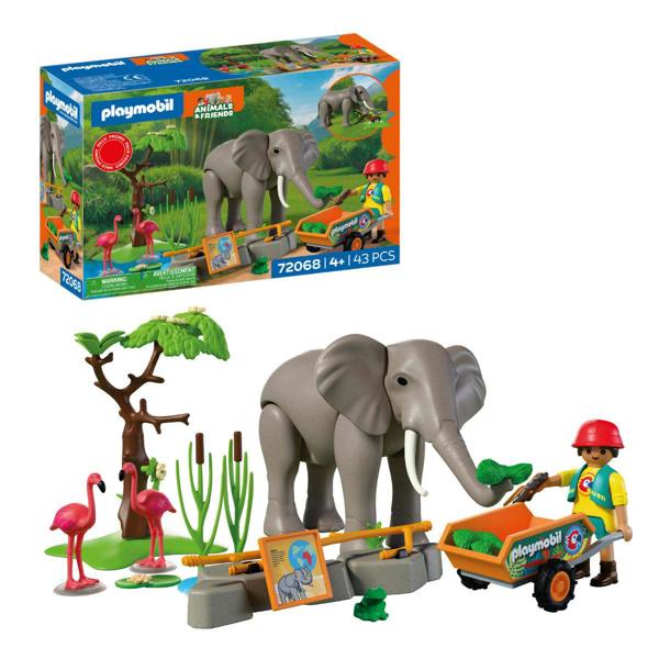 Elephant with Zoo Keeper - 72068 Playset