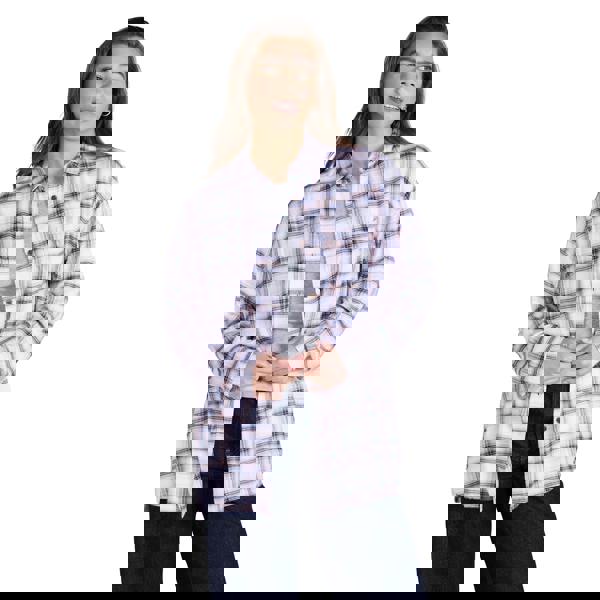 Animal Womens/Ladies Masie Supersoft Relaxed Fit Shirt - Dark Purple - 