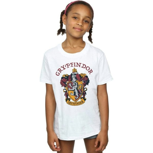 Harry Potter Girls Gryffindor Cotton T-Shirt - White