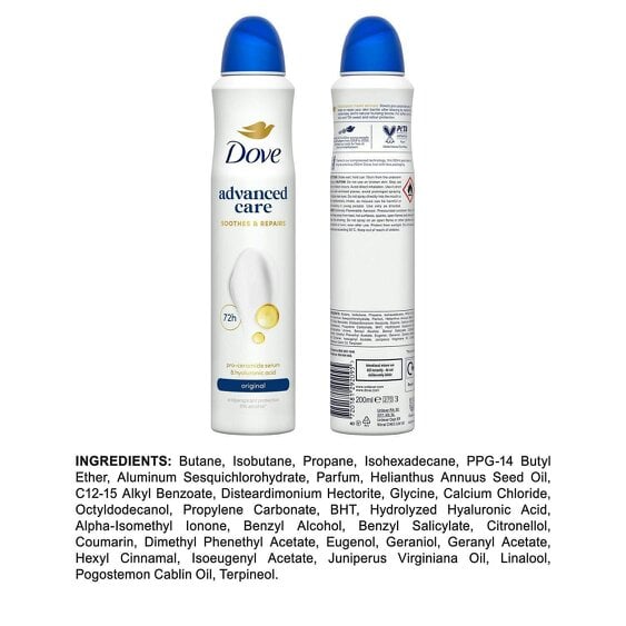 Dove Advanced Care Anti-perspirant Deodorant Original 72H Protection 200ml