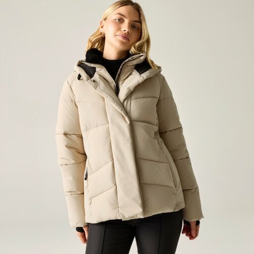 Dare 2B Womens/Ladies Lustre Padded Jacket - White Pepper