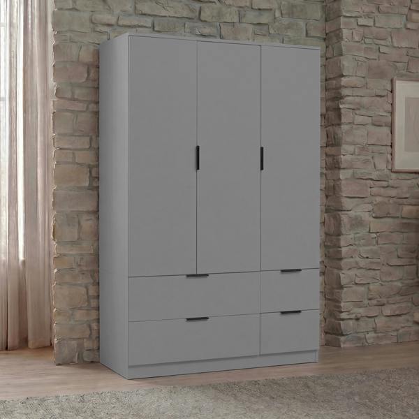 Vida Designs Trega 3 Door 4 Drawer Wardrobe
