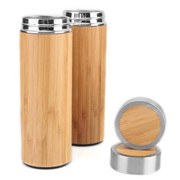 Abode Home & Gifts Bamboo Travel Mug with Tea Infuser