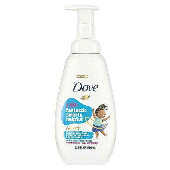Dove Kids Care Body Wash Cotton Candy Hypoallergenic Shower Gel 400ml
