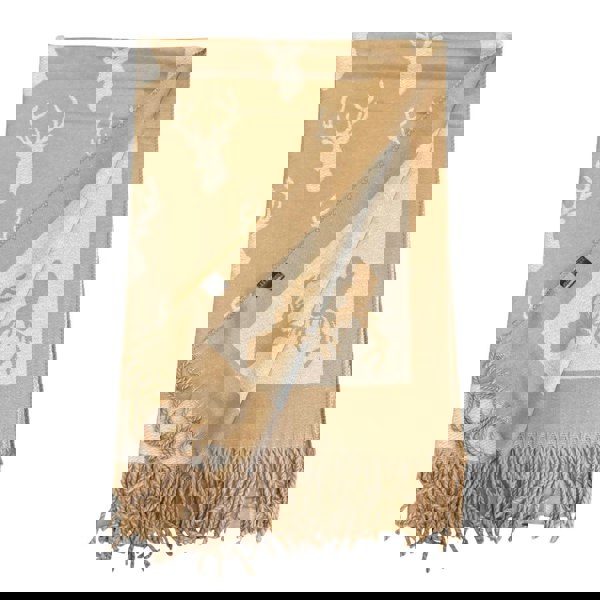 Love EMVY Enchanted Stag Cashmere Warm Blanket Scarf Pashmina