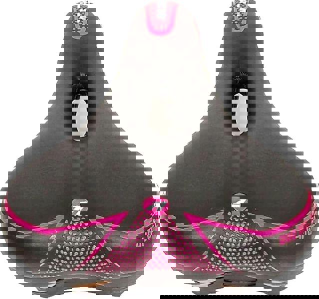 Awe Adult Gel Bike/E-Bike/City Bicycle Saddle Large Pink/Black