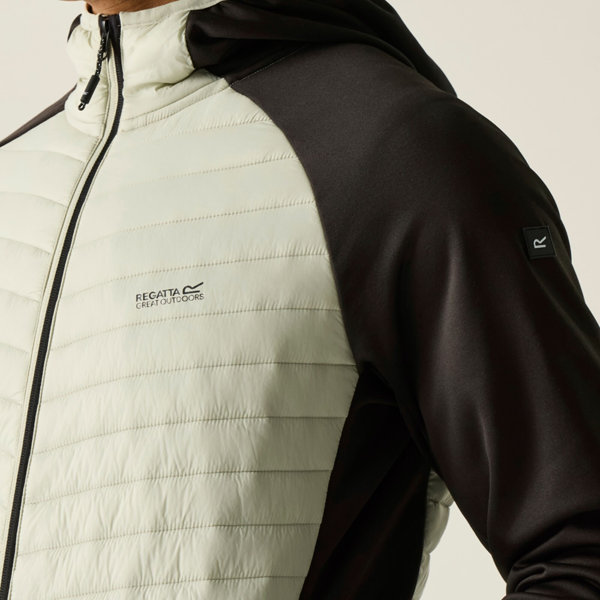Regatta Mens Andreson Hybrid Jacket - Abbeystone/Black