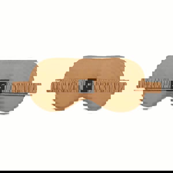 Ethical Bedding Essential Silk Sleep Eye Mask in Peach (Eucalyptus Silk)