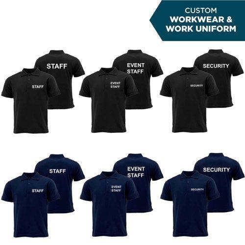 Security Staff Uniform Premium Polo Shirt
