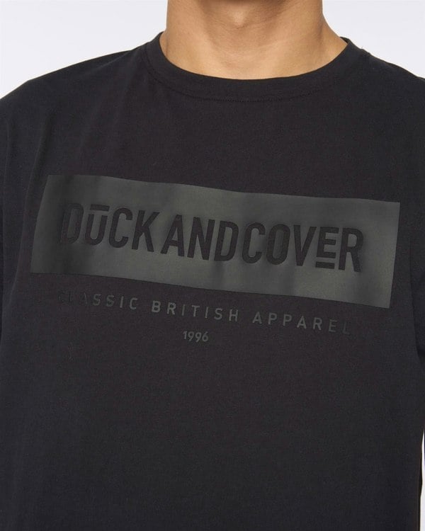 Duck and Cover Chatts T-Shirt - Black