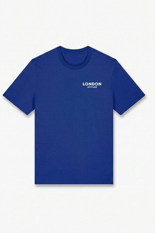London Attitude Athletics Premium Graphic T-Shirt in White Print