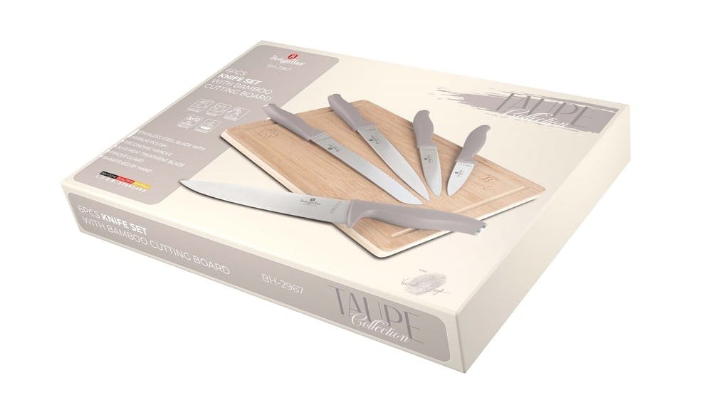 6 pcs knife set Berlinger Haus BH2967 Taupe