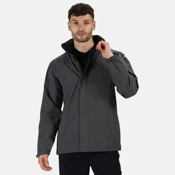 Regatta Mens Standout Ardmore Jacket (Waterproof & Windproof) - Seal Grey/Black