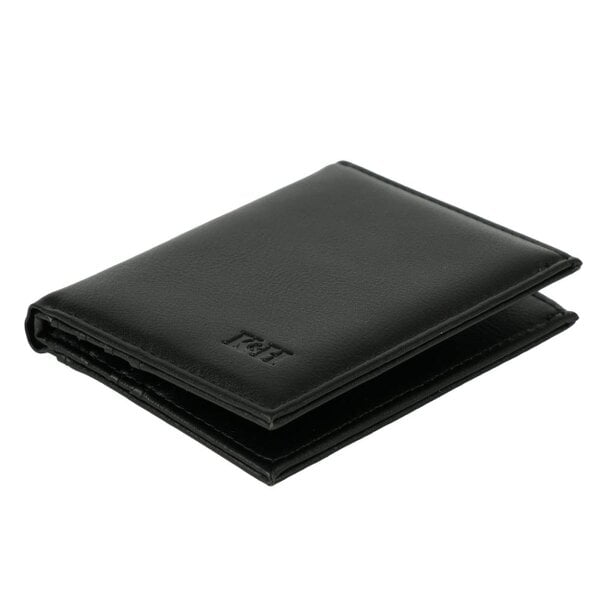 PU Leather Wallet - Modern Design with 8 Card Slots, Central Coin Compartment for Men