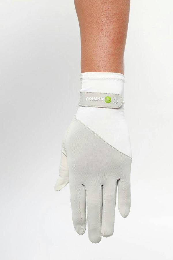 Anniou UPF 50+ Color-Block Anti-Slip Gloves - Grey