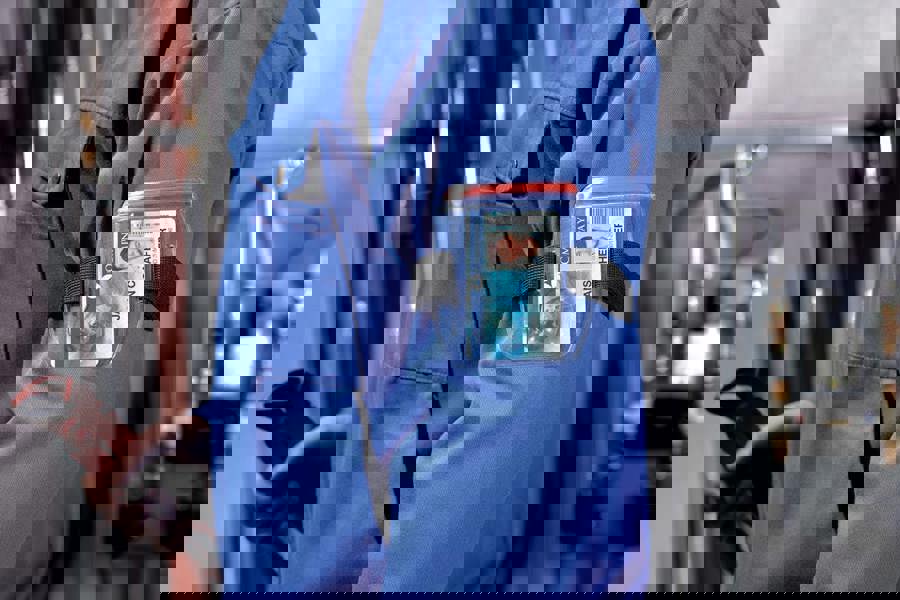 Durable Adjustable UV Protected SIA Armband Security ID Badge Holders | 10 Pack